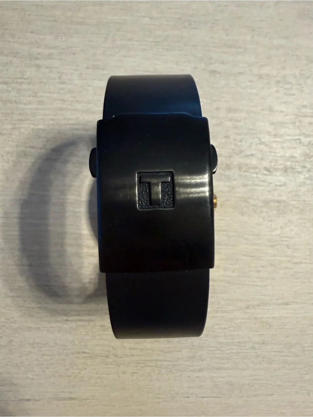 Tissot Men's Black and Gold Sport Chronograph Watch